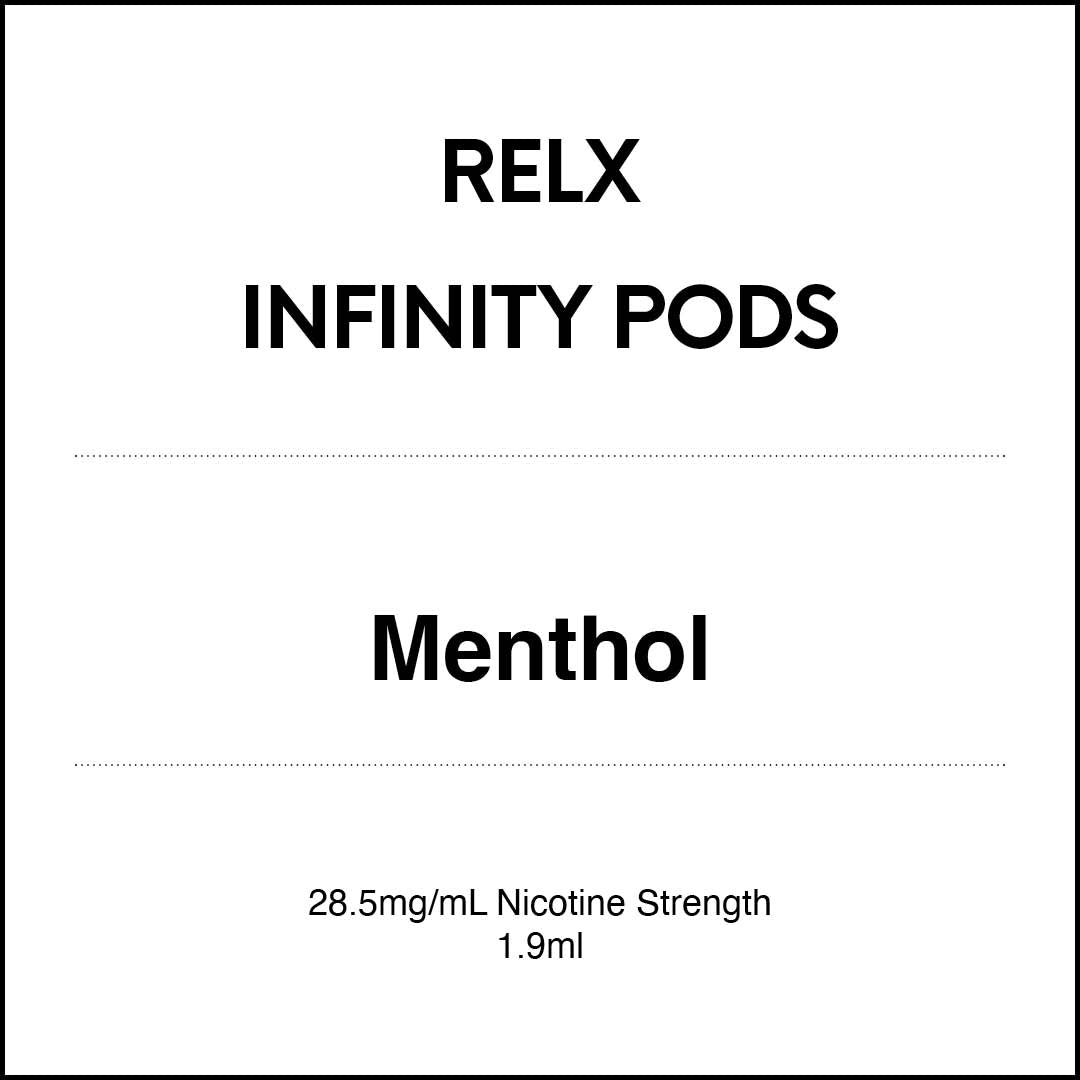 RELX INFINITY PODS - Menthol 1.9ml