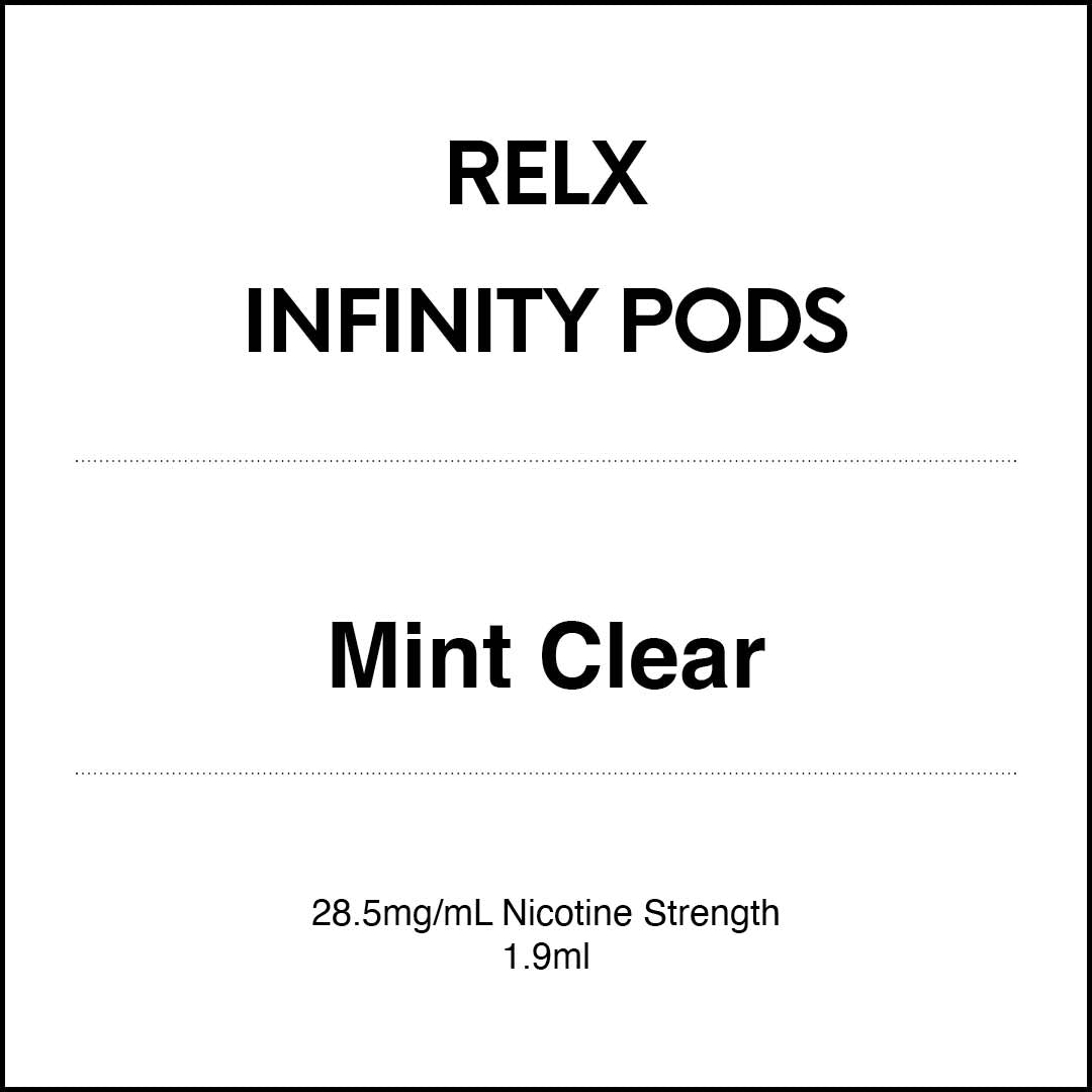 RELX INFINITY PODS - Mint Clear 1.9ml