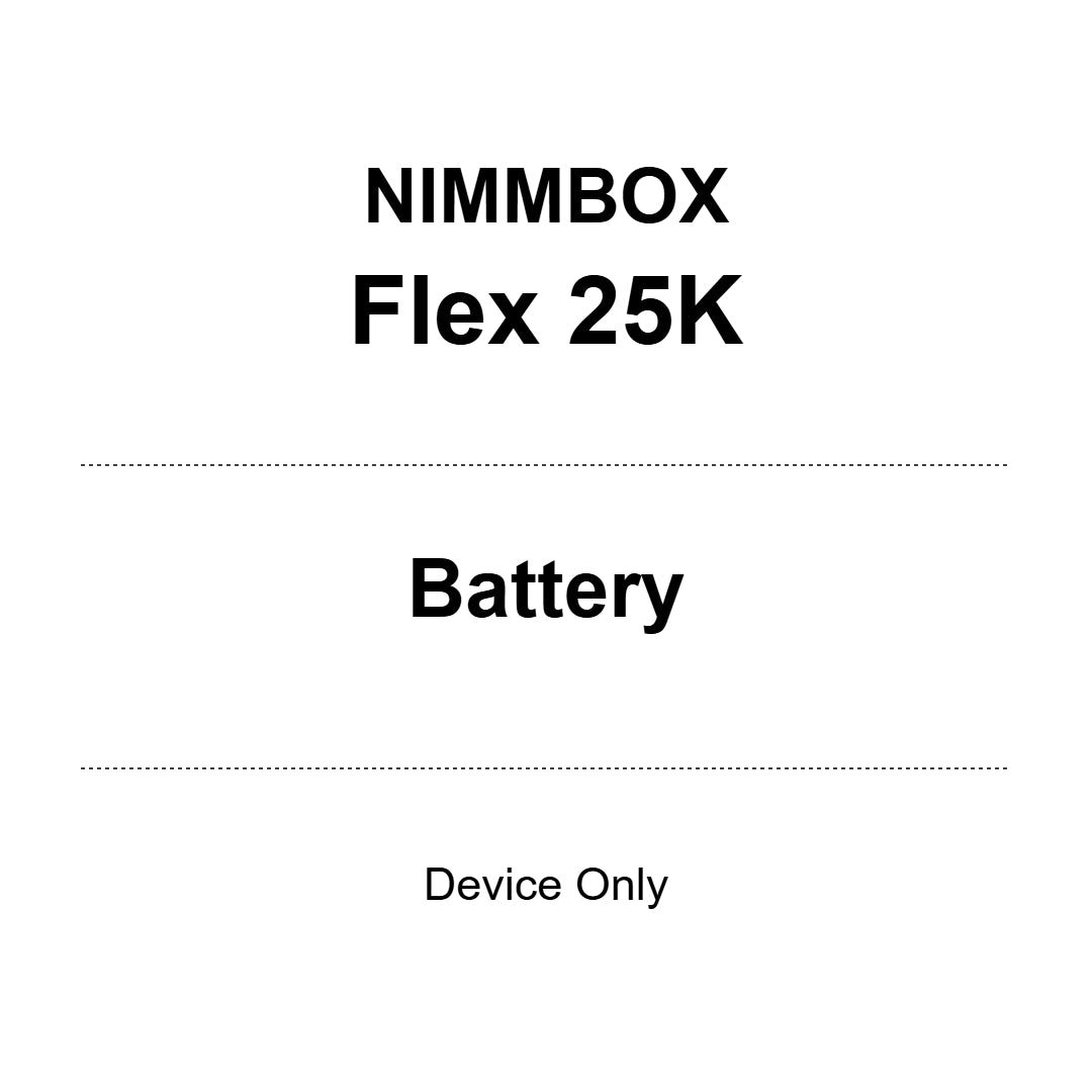 NIMMBOX Flex 25K Battery