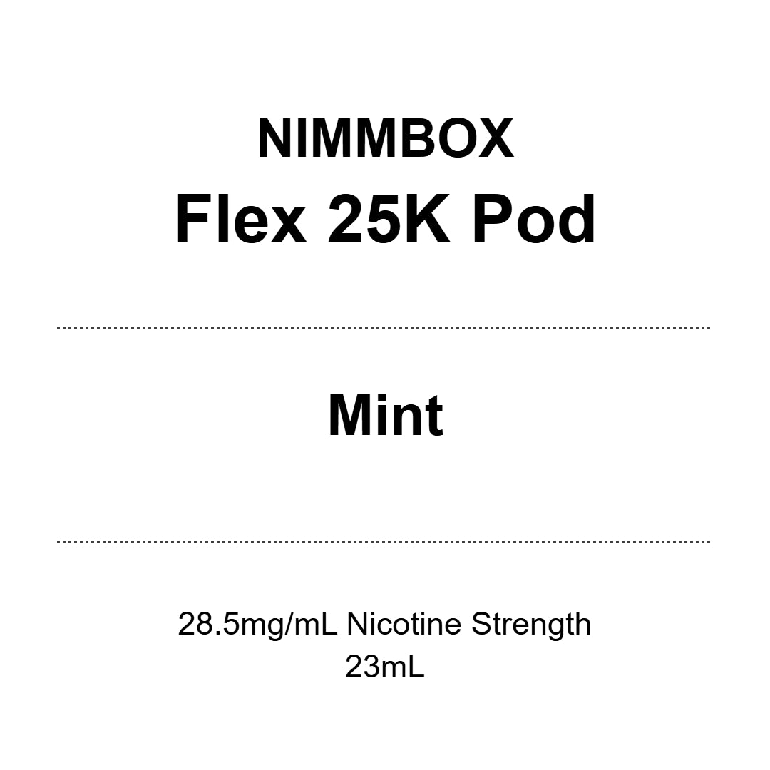 NIMMBOX Flex 25K Prefilled Pod