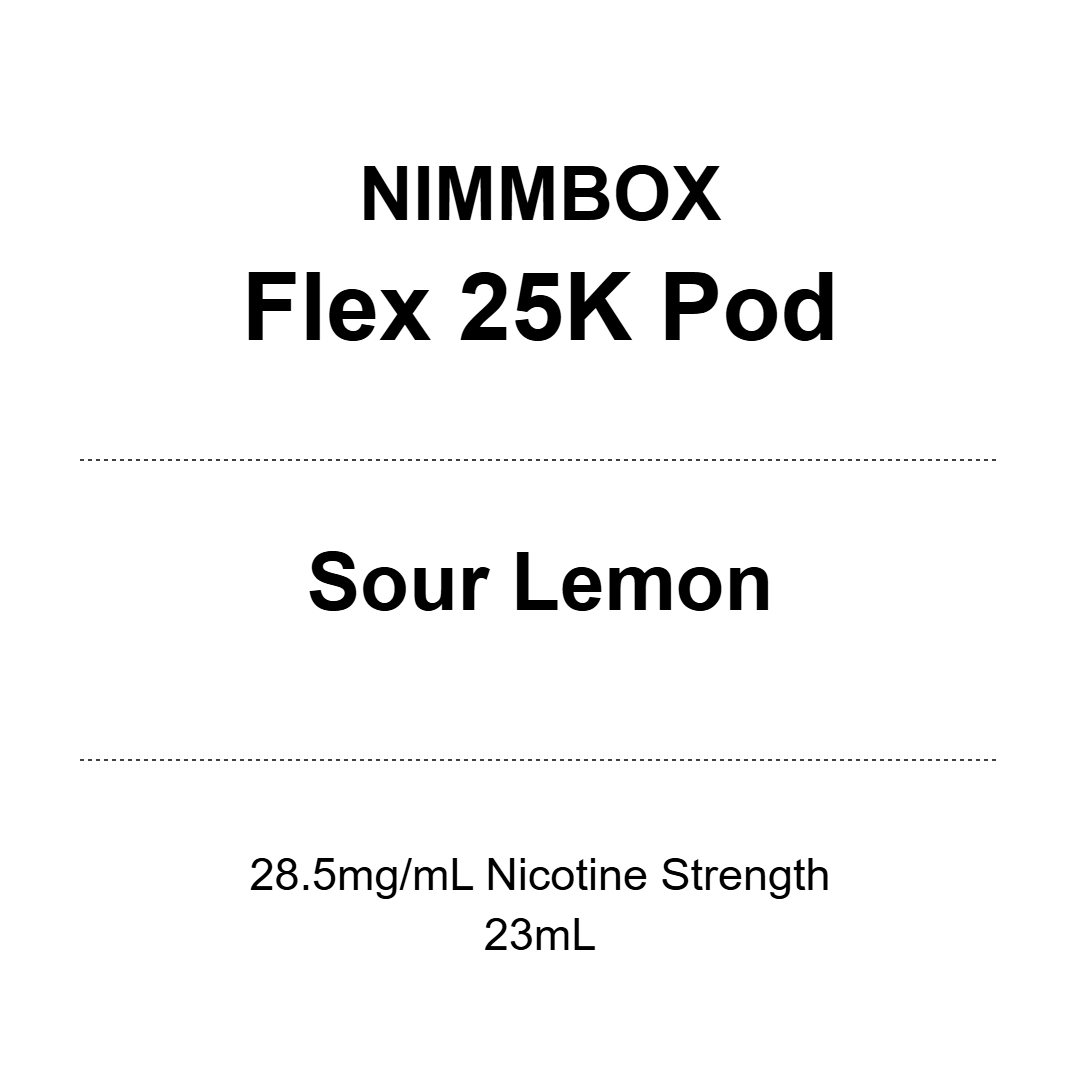 NIMMBOX Flex 25K Prefilled Pod