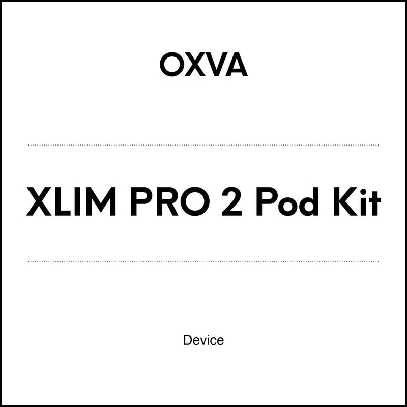 OXVA XLIM PRO 2 Pod Kit VapeTrend NZ OXVA XLIM PRO 2 Pod Kit VapeTrend NZ