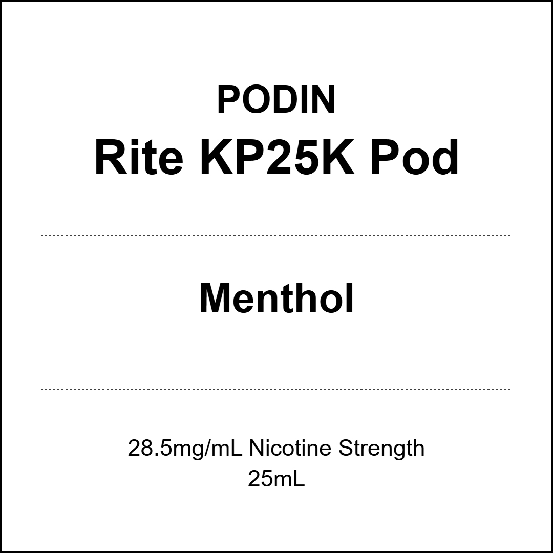 PODIN Rite KP25000 Prefilled Pod