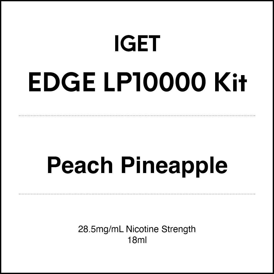 IGET EDGE LP10000 - Peach Pineapple Kit 18ml (10000 Puffs) in VapeTrend NZ