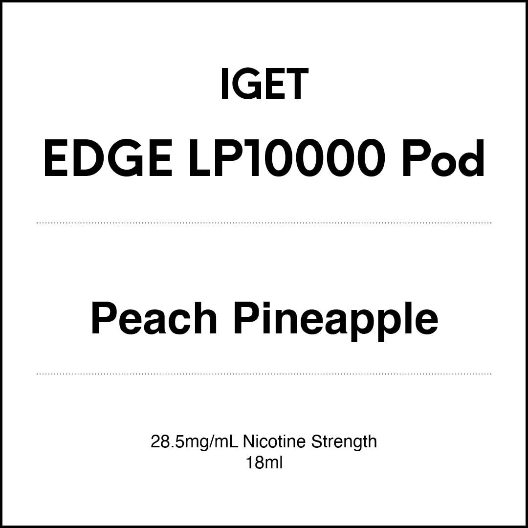 IGET EDGE LP10000 - Peach Pineapple Pod 18ml (10000 Puffs) in VapeTrend NZ