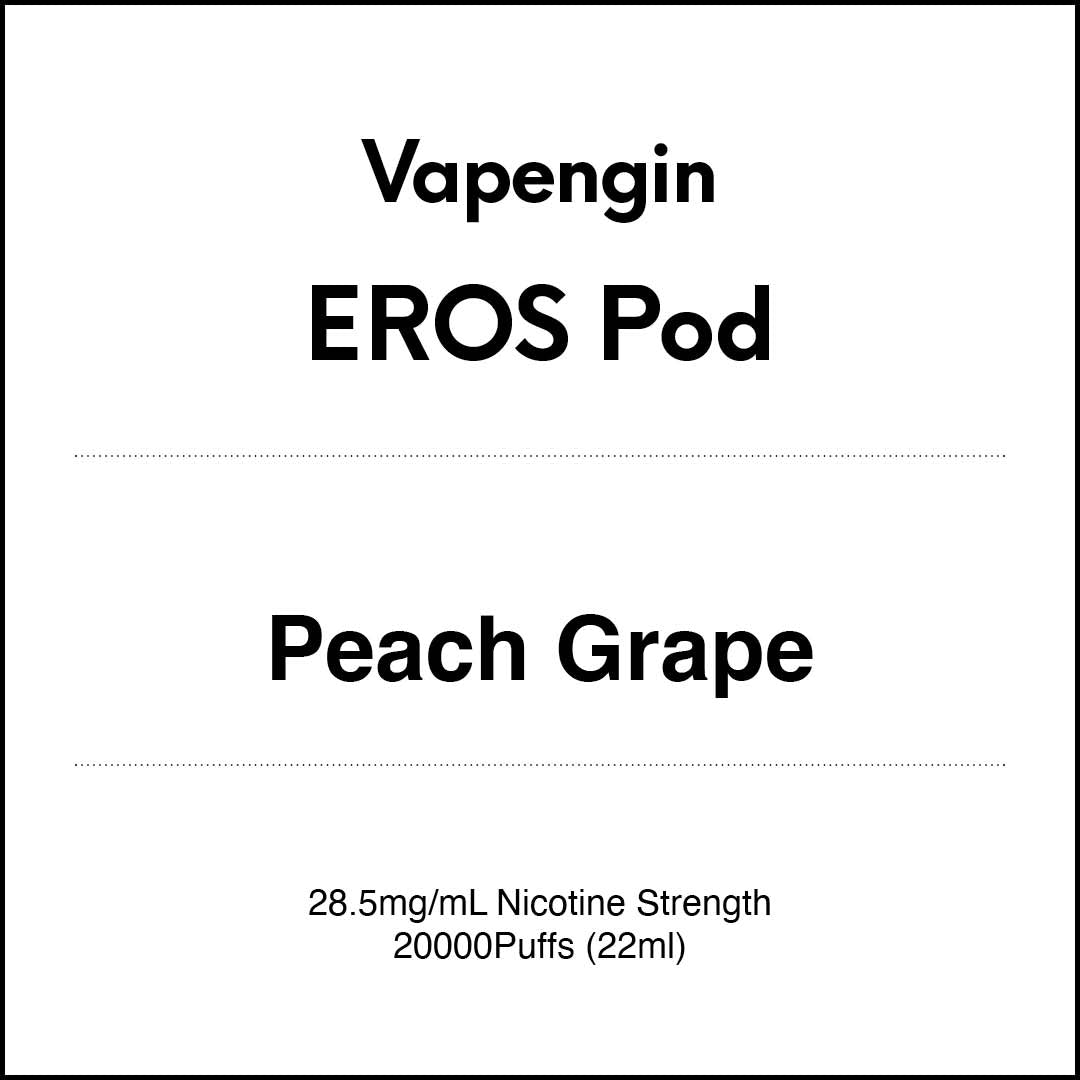VapeTrend NZ's Vapengin EROS Pods - Peach Grape 22ml