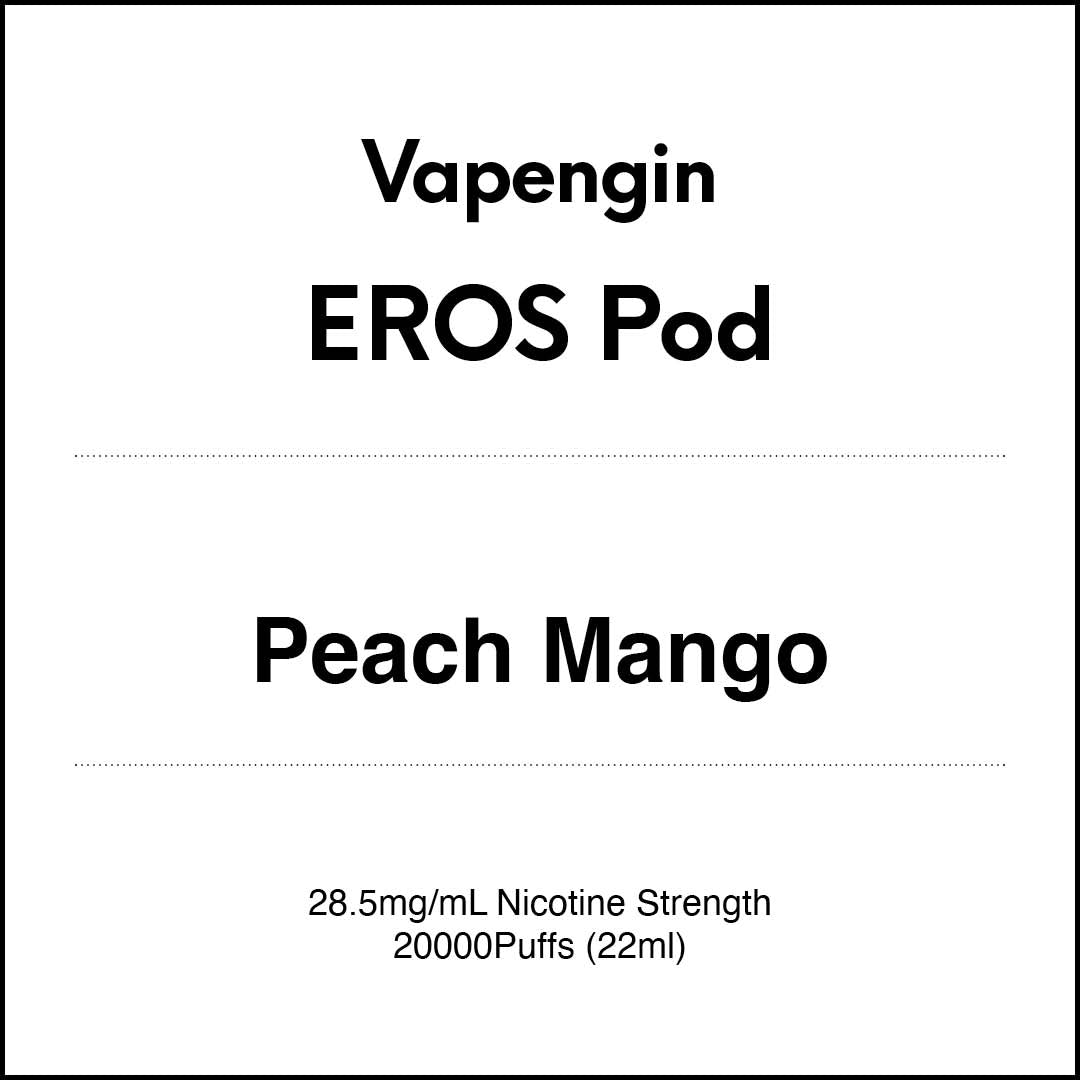 VapeTrend NZ's Vapengin EROS Pods - Peach Mango 22ml