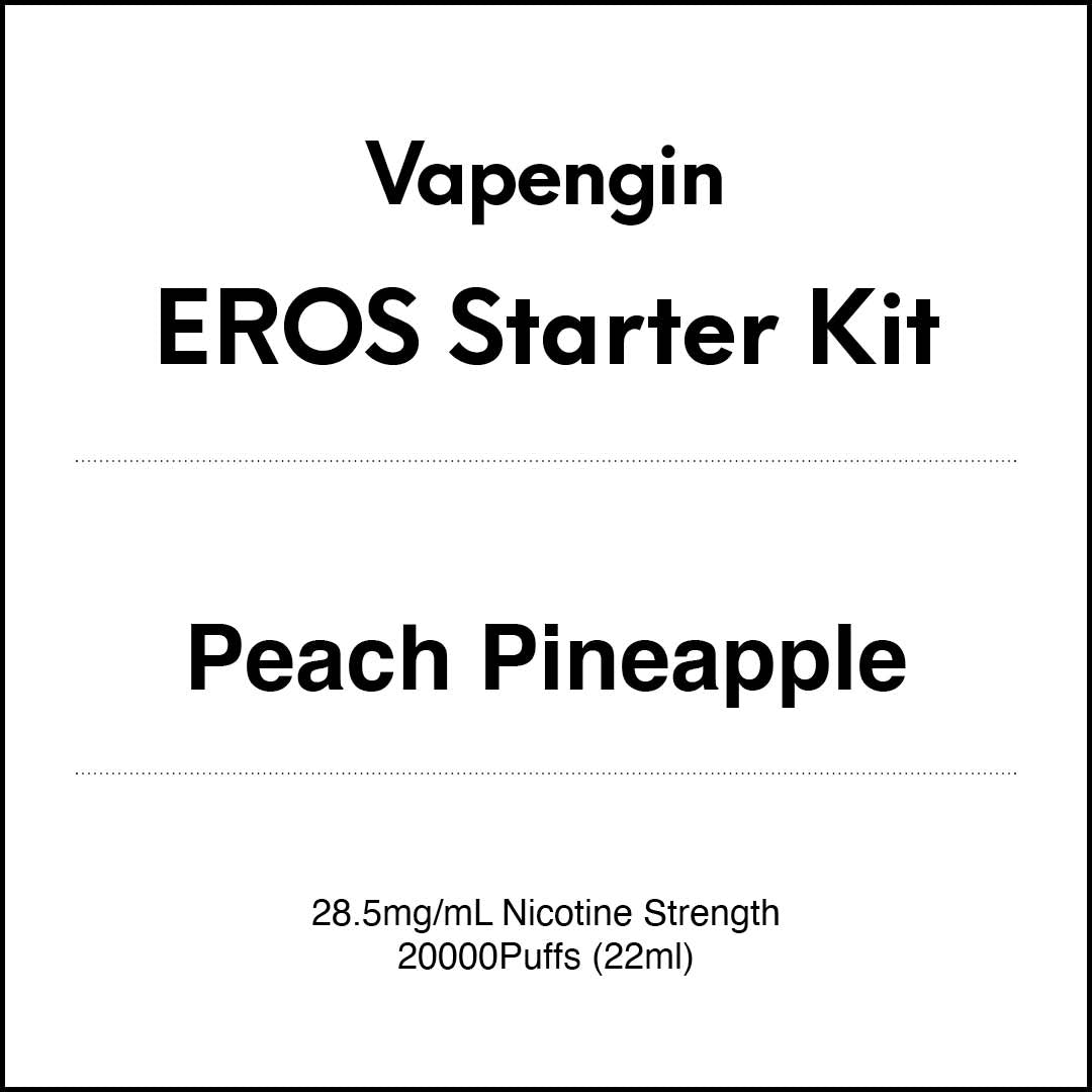 VapeTrend NZ's Vapengin EROS Starter Kit - Peach Pineapple 22ml