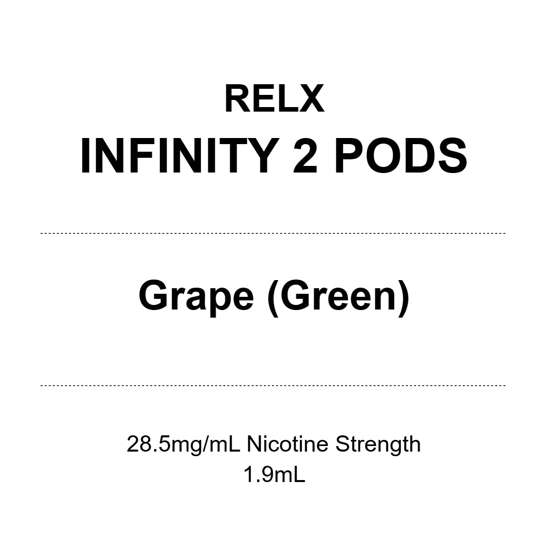 RELX INFINITY 2 PODS - Grape (Green) 1.9ml