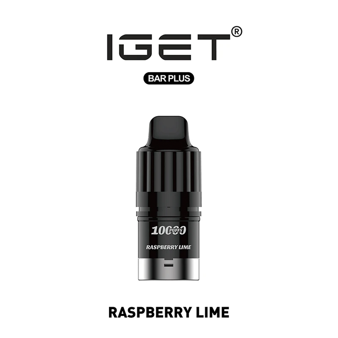 IGET Bar Plus 3.0 Replacement Pod -  Raspberry Lime 20ml (10000 puffs) - VapeTrend NZ