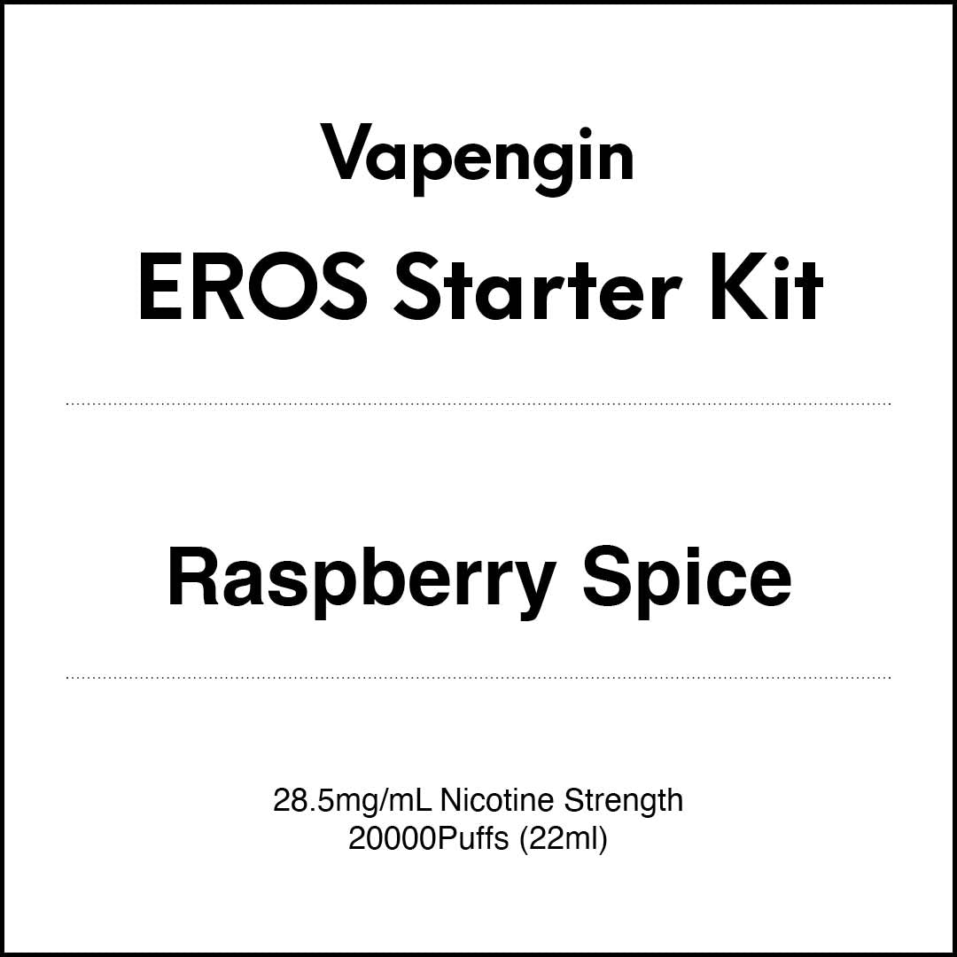 VapeTrend NZ's Vapengin EROS Starter Kit - Raspberry Spice 22ml