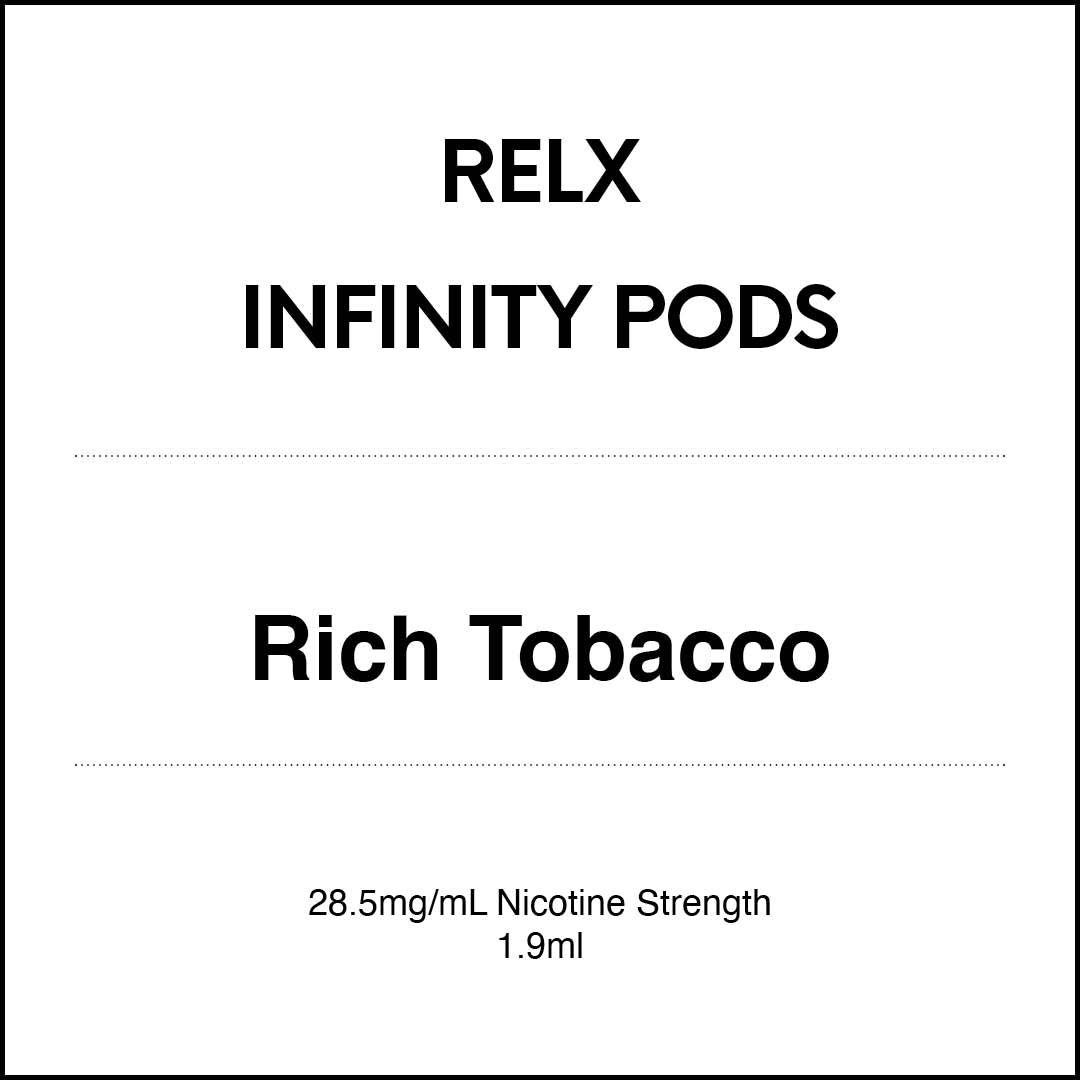 RELX INFINITY PRO PODS - RICH TOBACCO 1.9ml