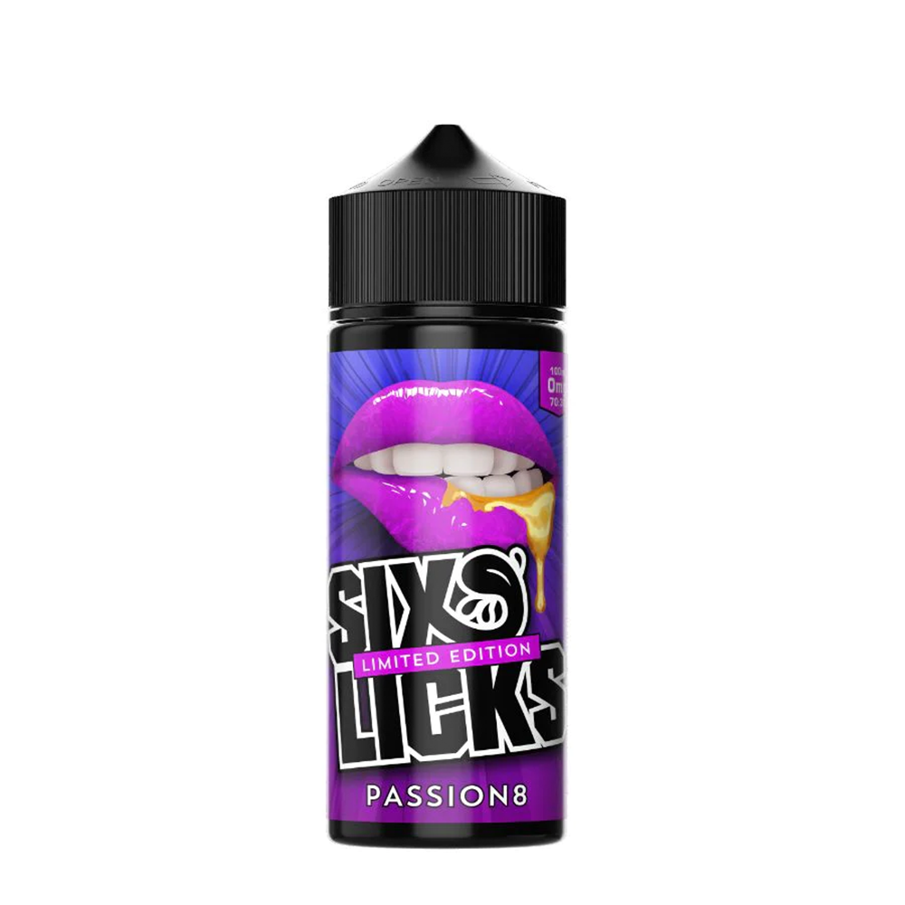 SIX LICKS E-LIQUID - Passion8 100ml