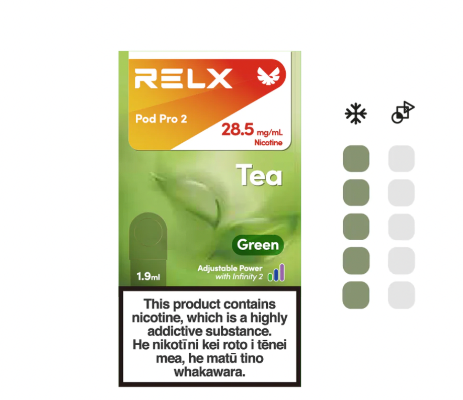 RELX INFINITY PODS - Tea (Green) - VAPETREND