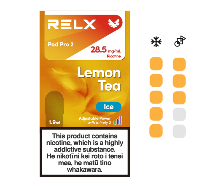 RELX INFINITY PODS - Lemon Tea- VAPETREND