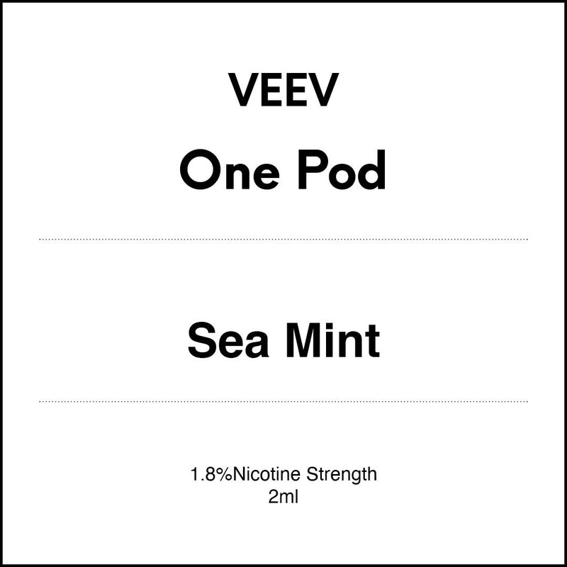 VEEV ONE Prefilled Pod Sea Mint VapeTrend NZ VEEV ONE Prefilled Pod Sea Mint VapeTrend NZ