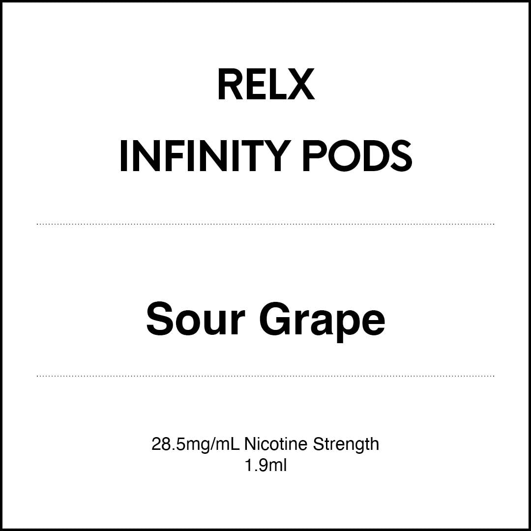 RELX INFINITY PODS - Sour Grape 1.9ml