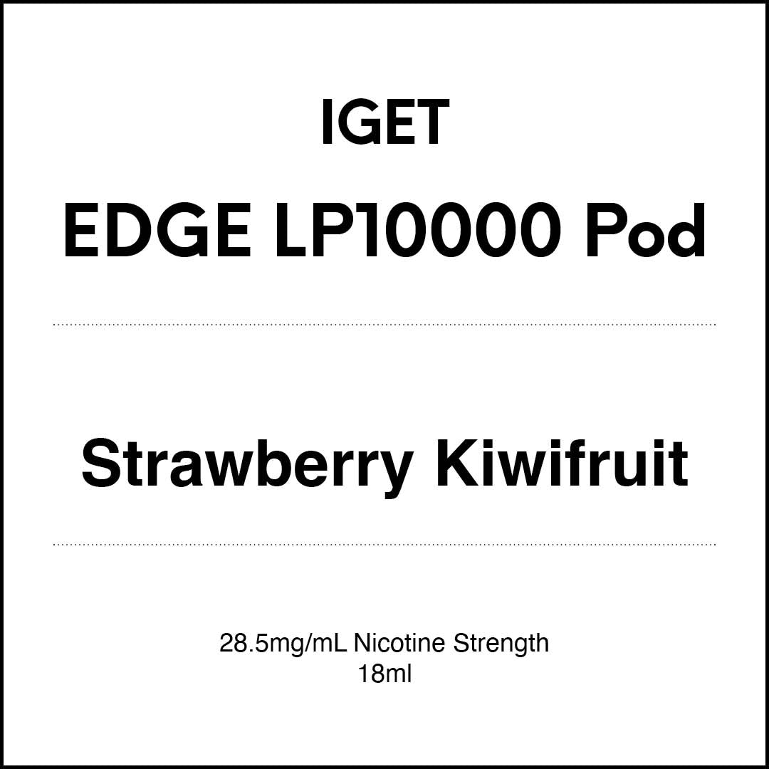 IGET EDGE LP10000 - Strawberry Kiwifruit Pod 18ml (10000 Puffs) in VapeTrend NZ