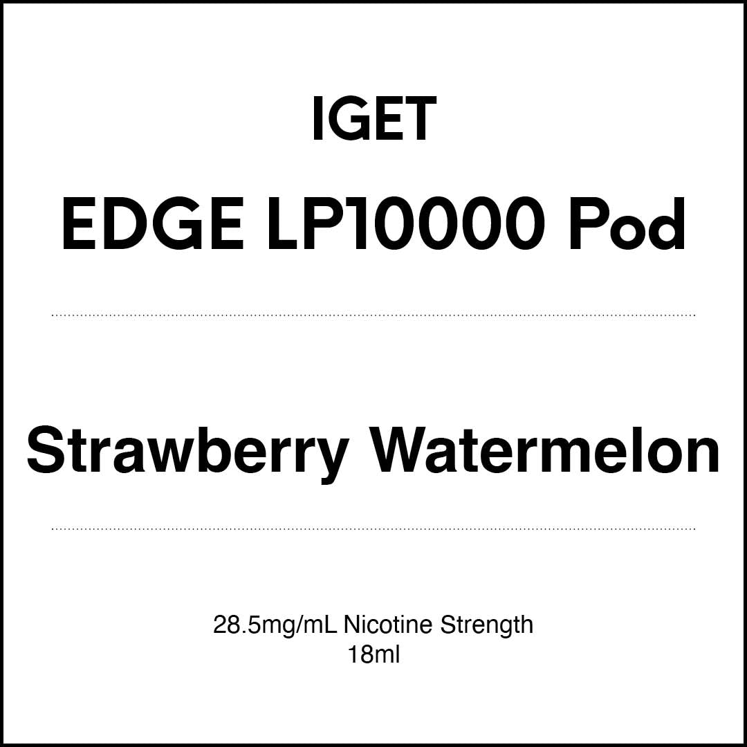 IGET EDGE LP10000 - Strawbery Watermelon Pod 18ml (10000 Puffs) in VapeTrend NZ