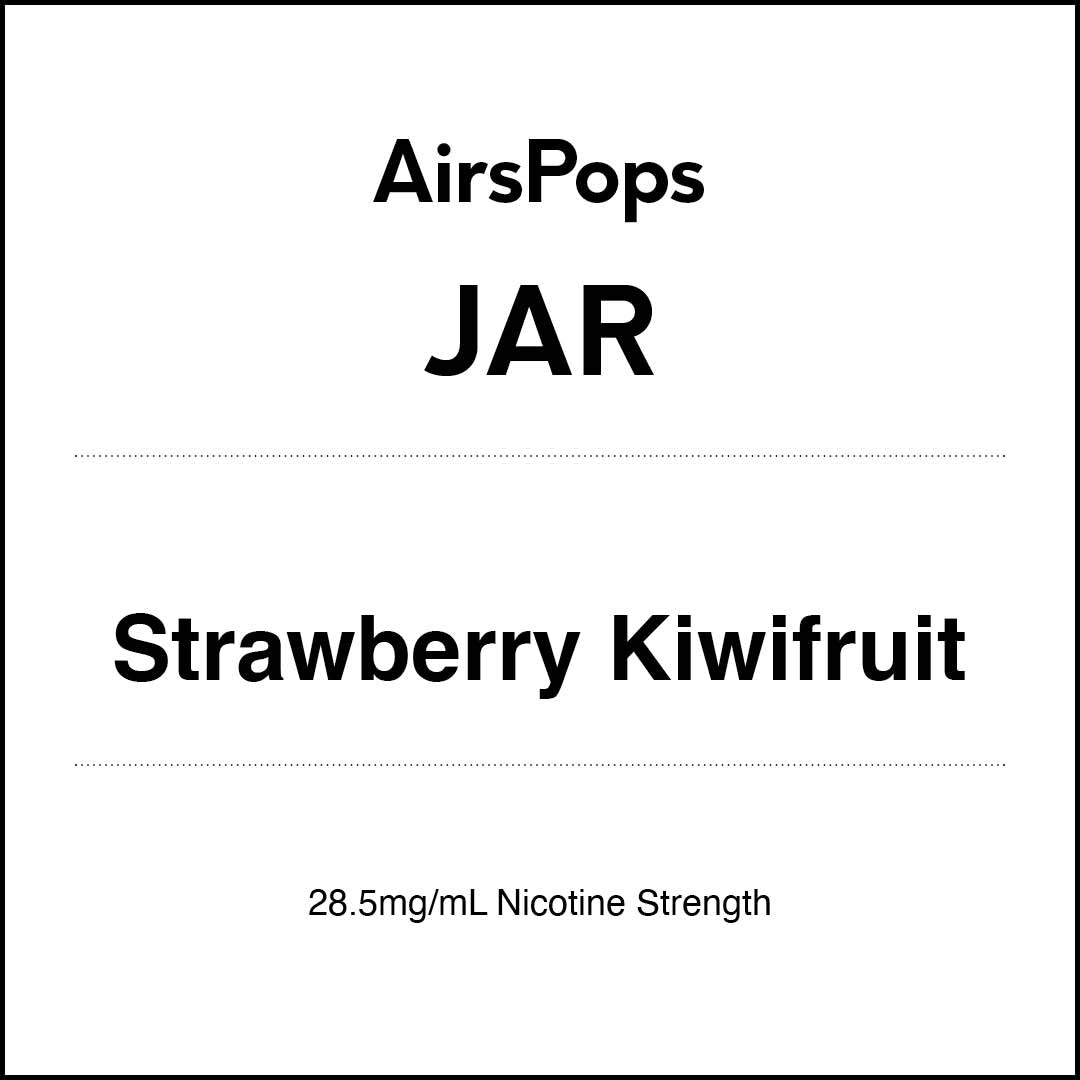 VapeTrend NZ's AirsPops JAR Strawberry Kiwifruit