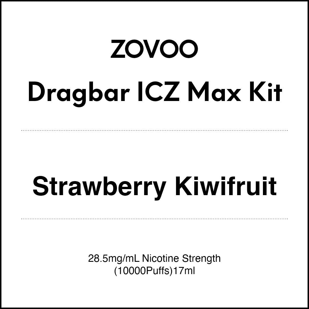 Zovoo Dragbar ICZ Max Starter Kit - Strawberry Kiwifruit (10000 Puff)