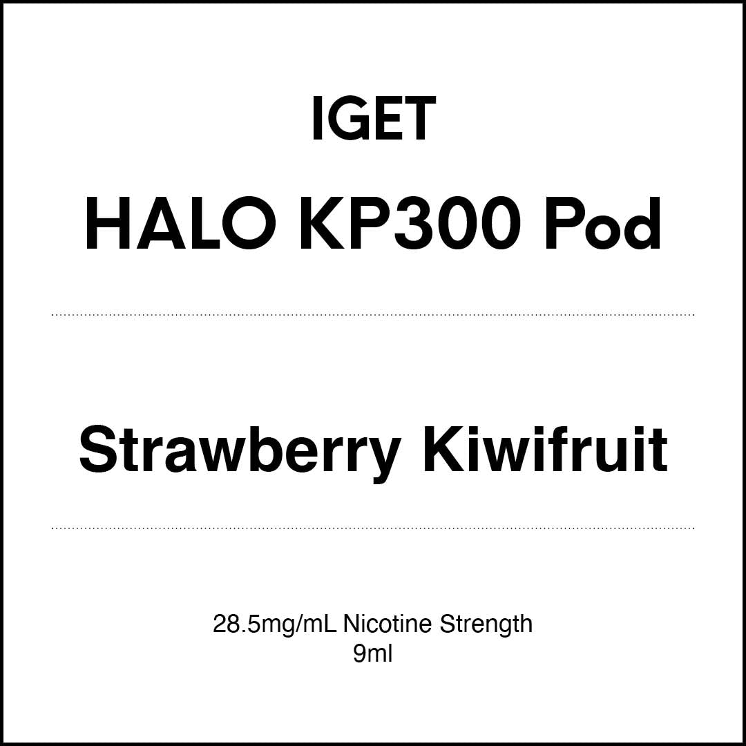 IGET HALO KP300 Pod - Strawberry Kiwifruit 9ml 3000 puffs