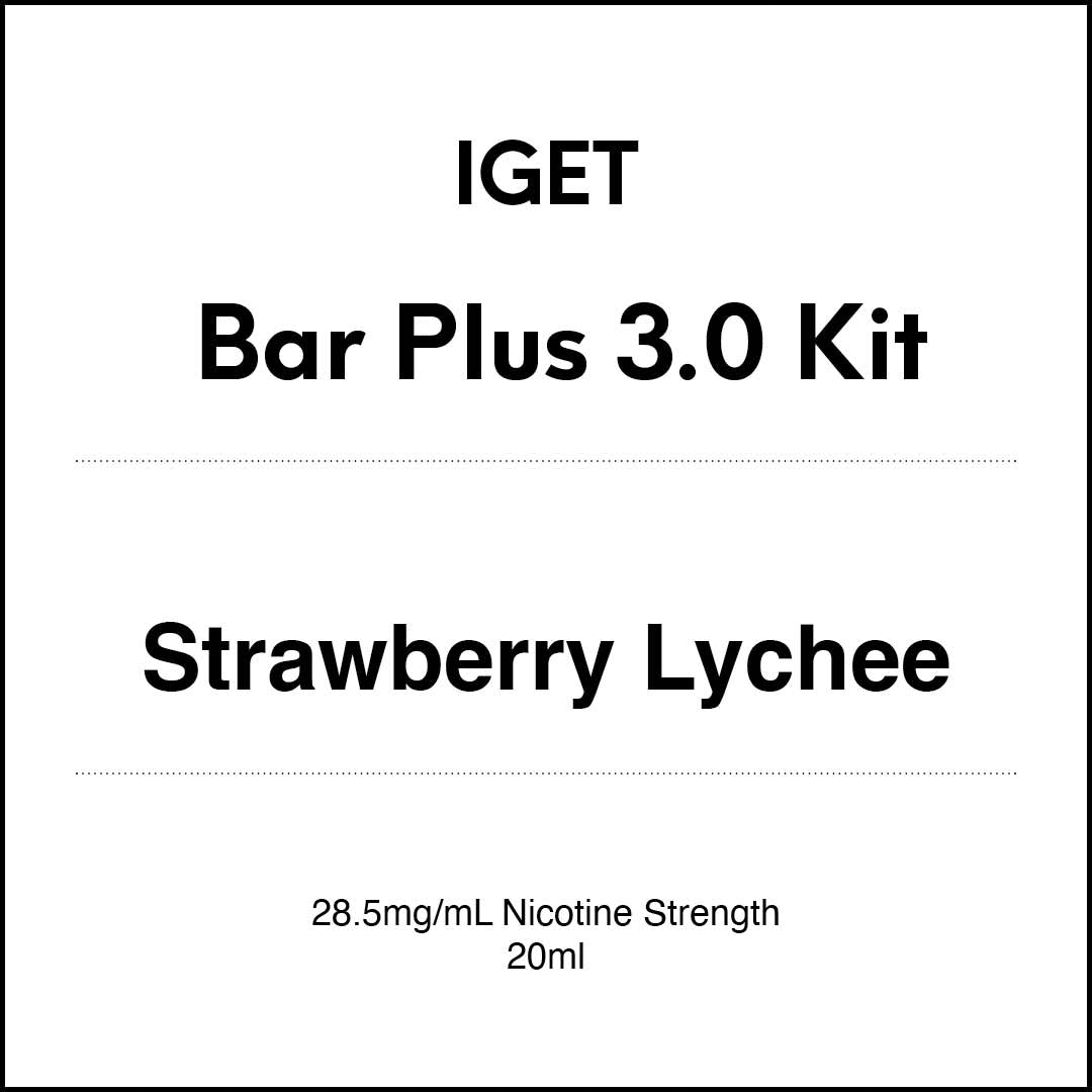 VapeTrend NZ's IGET Bar Plus 3.0 Pod - Strawberry Lychee 20ml