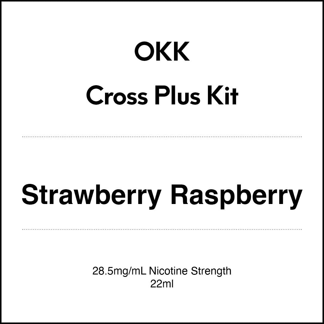 VapeTrend NZ's OKK Cross Plus Pods - Strawberry Raspberry 22ml