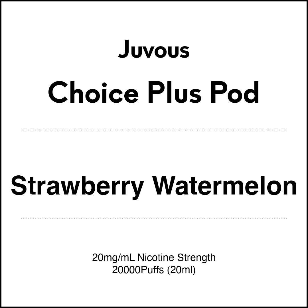 Juvous Choice Plus Vape Pod 20ml - Strawberry Watermelon (20000 Puffs)