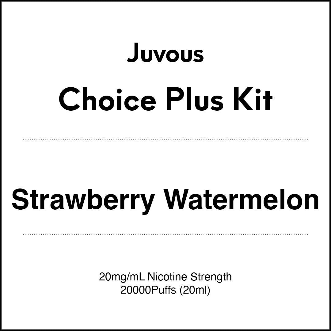Juvous Choice Plus Vape Kit 20ml - Strawberry Watermelon (20000 Puffs)