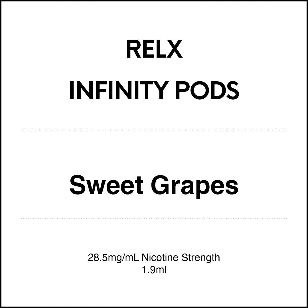RELX INFINITY PODS - Sweet Grapes 1.9ml