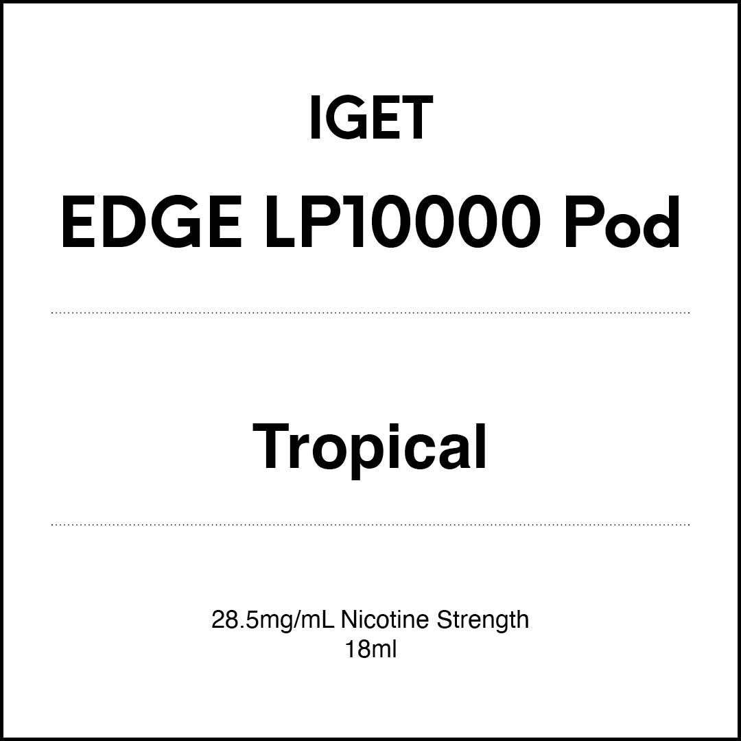 IGET EDGE LP10000 - Tropical Pod 18ml (10000 Puffs) in VapeTrend NZ
