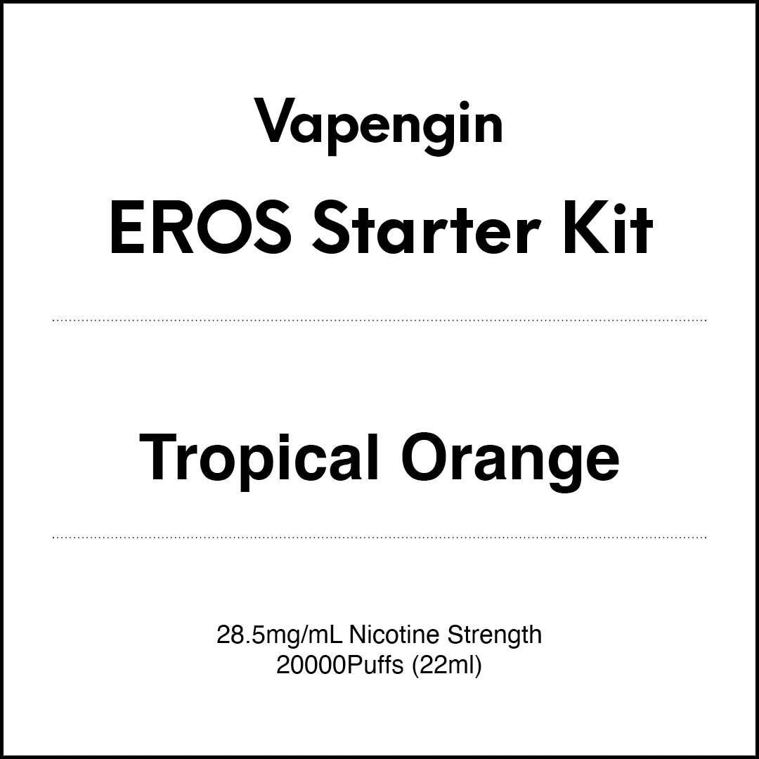 VapeTrend NZ's Vapengin EROS Starter Kit - Tropical Orange 22ml