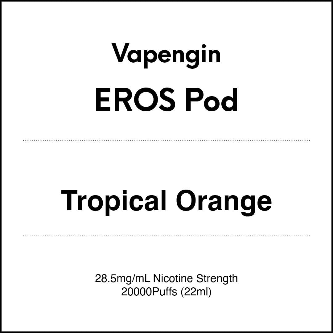 VapeTrend NZ's Vapengin EROS Pods - Tropical Orange 22ml