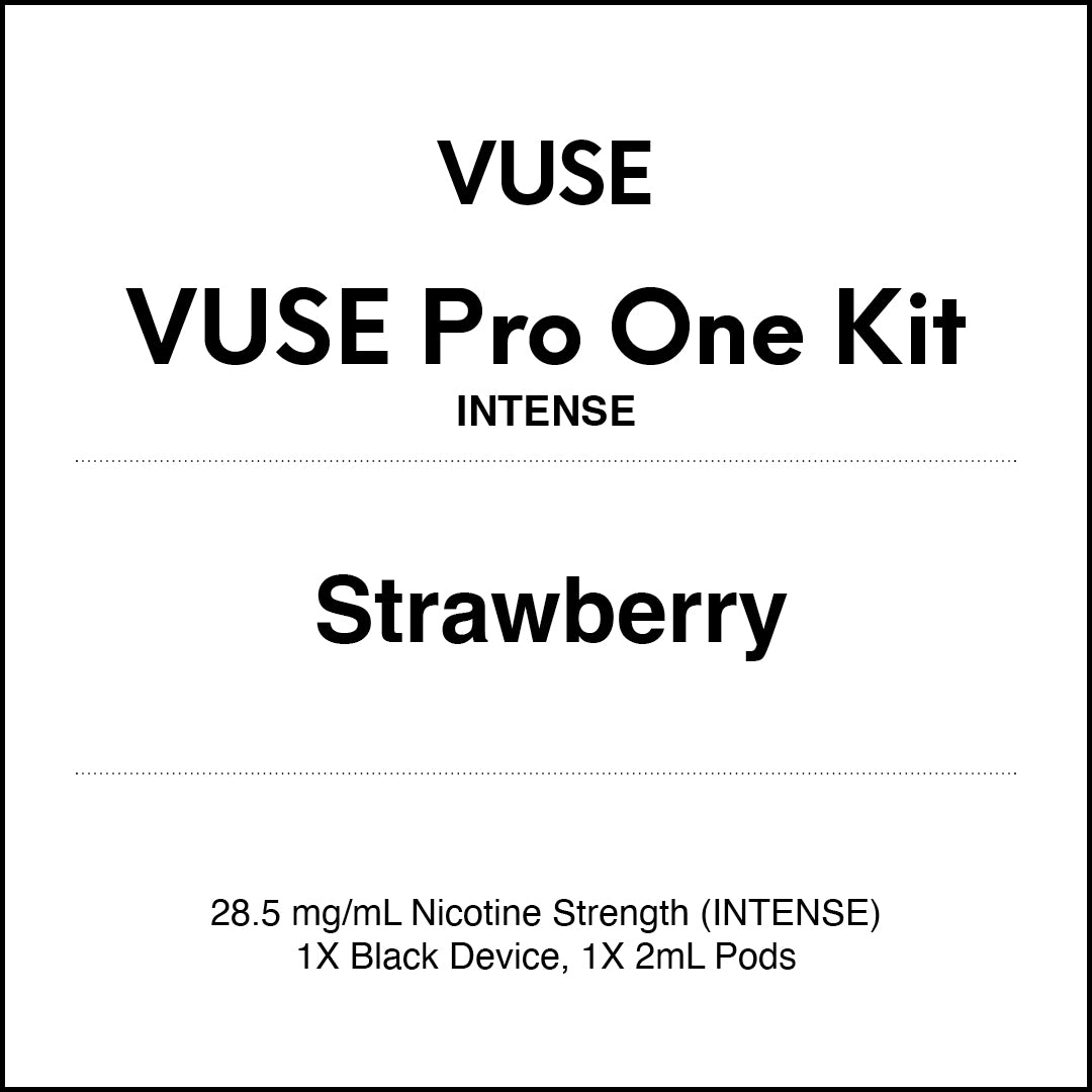 Vuse Pro One Pen Vape Kit - Strawberry (Intense)