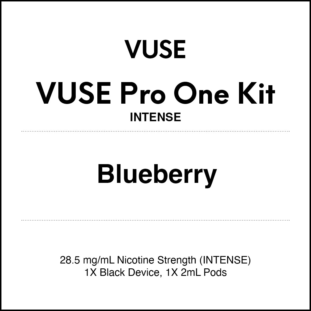 Vuse Pro One Pen Vape Kit - Blueberry (Intense)