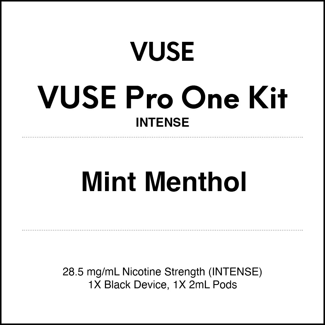 Vuse Pro One Pen Vape Kit - Mint Menthol (Intense)