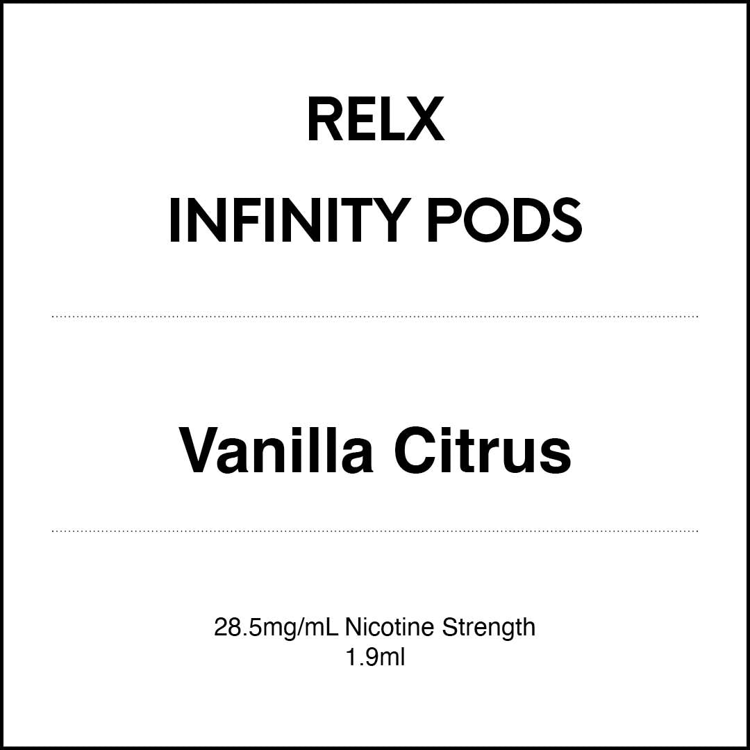 RELX INFINITY PODS - Vanilla Citrus 1.9ml