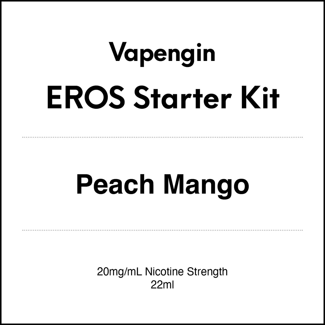 Vapengin EROS Starter Kit - Peach Mango