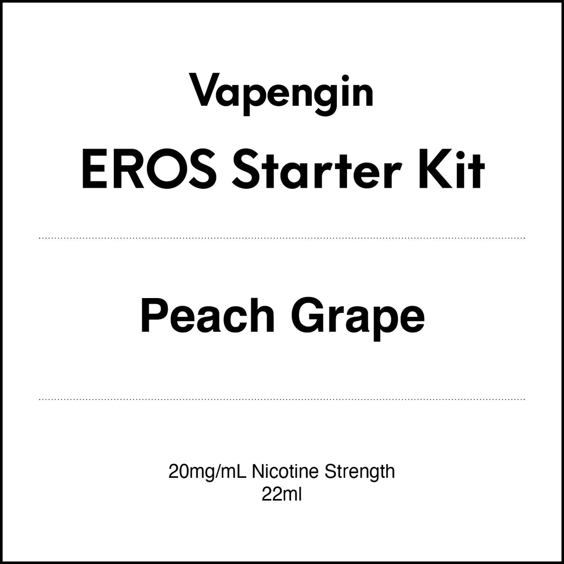 Vapengin EROS Starter Kit - Peach Grape