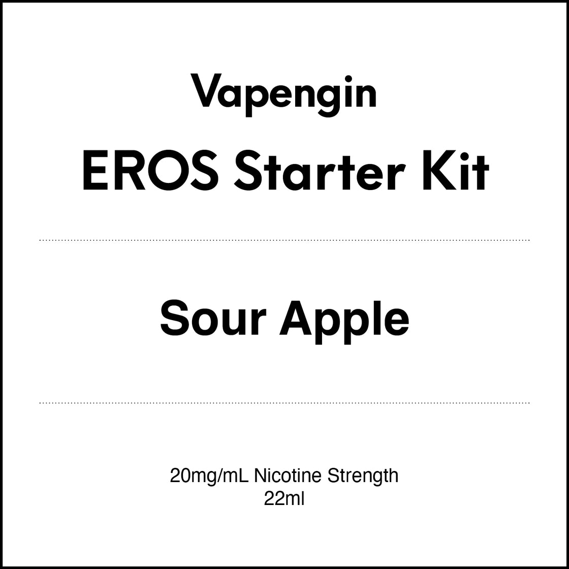 Vapengin EROS Starter Kit - Sour Apple