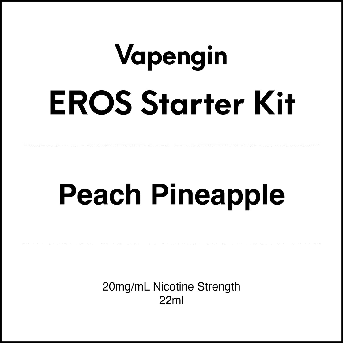Vapengin EROS Starter Kit - Peach Pineapple
