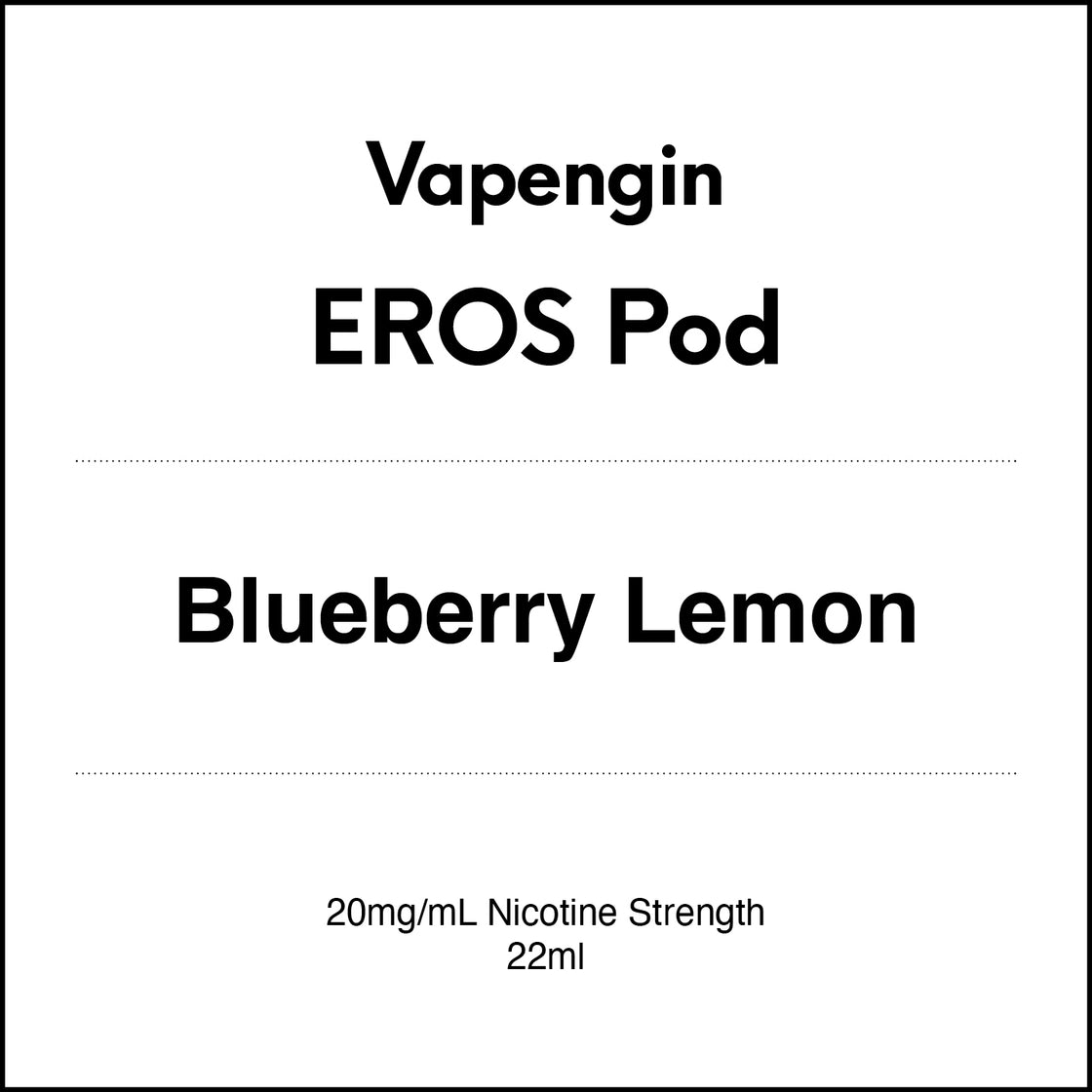 Vapengin EROS POD - Blueberry Lemon
