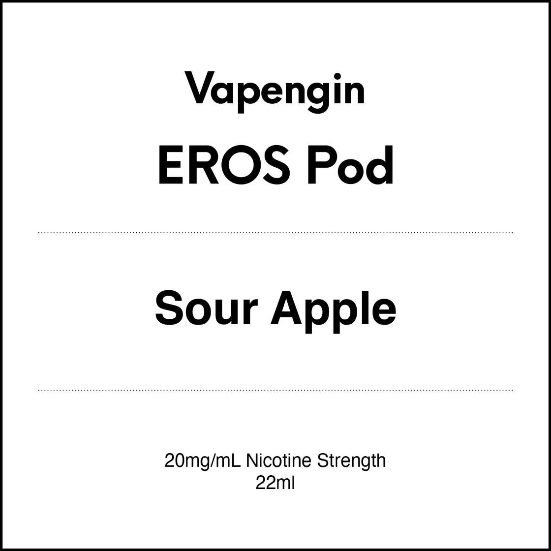 Vapengin EROS POD - Sour Apple