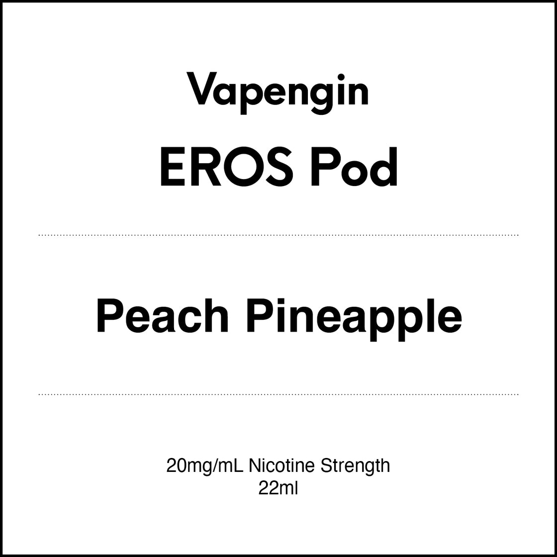 Vapengin EROS POD - Peach Pineapple