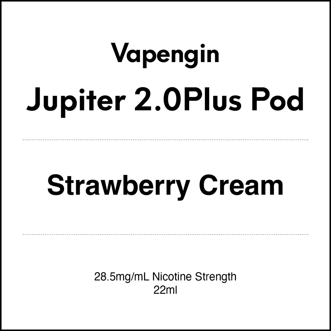 Vapengin Jupiter 2.0 Plus POD - Strawberry Cream