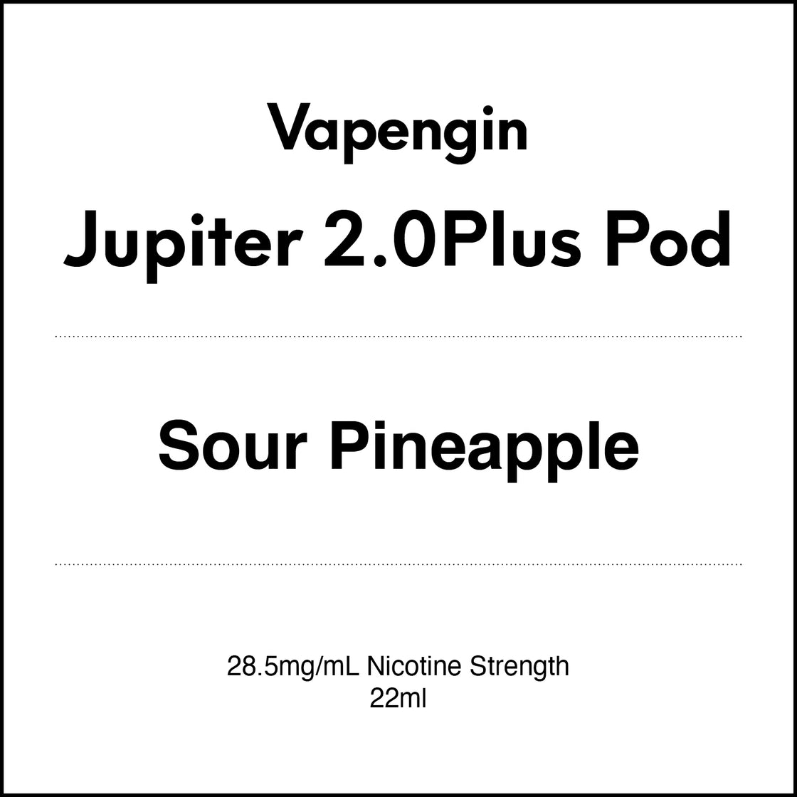 Vapengin Jupiter 2.0 Plus POD - Sour Pineapple