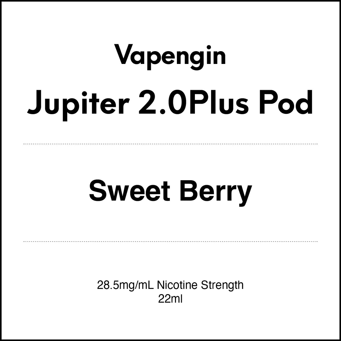 Vapengin Jupiter 2.0 Plus POD - Sweet Berry