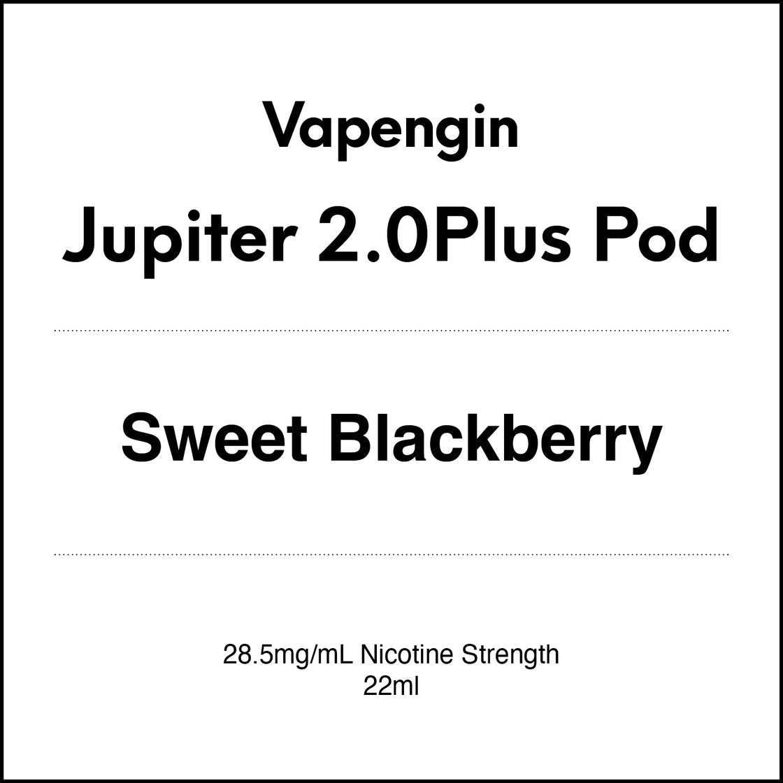 Vapengin Jupiter 2.0 Plus POD - Sweet Blackberry