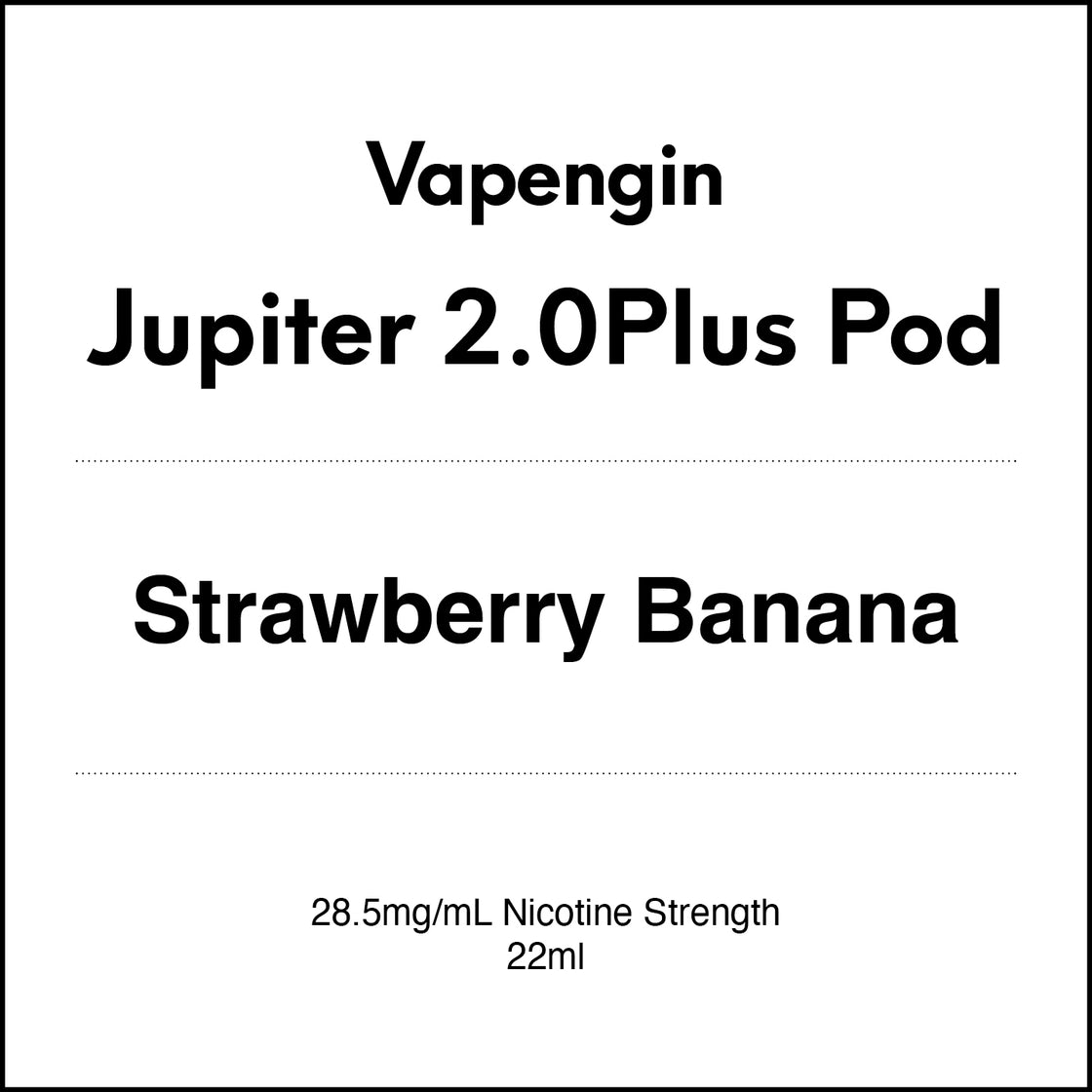 Vapengin Jupiter 2.0 Plus POD - Strawberry Banana